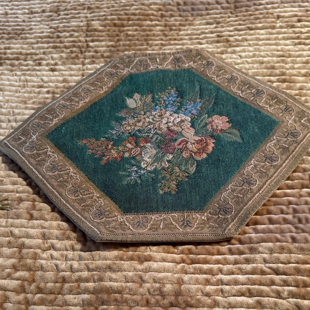 Vintage Floral Tapestry Decor Set of 2